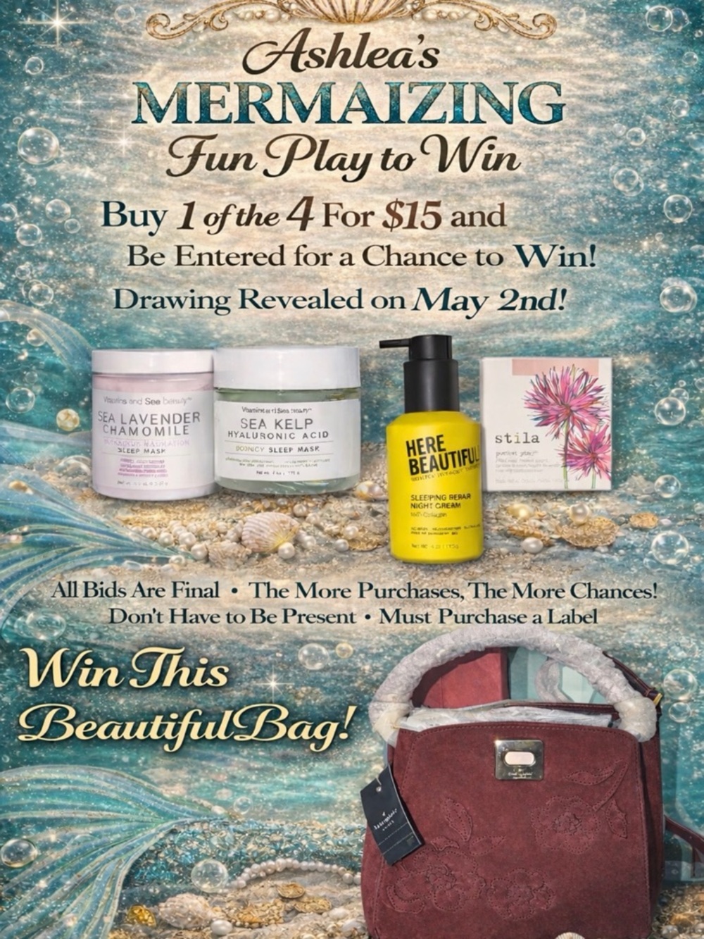 (1️⃣ )🧜🏼‍♀️🧜🏼‍♀️MY LIVE SHOW LISTING🧜🏼‍♀️🧜🏼‍♀️🪼🐬🦩🌊 - Picture 5 of 10